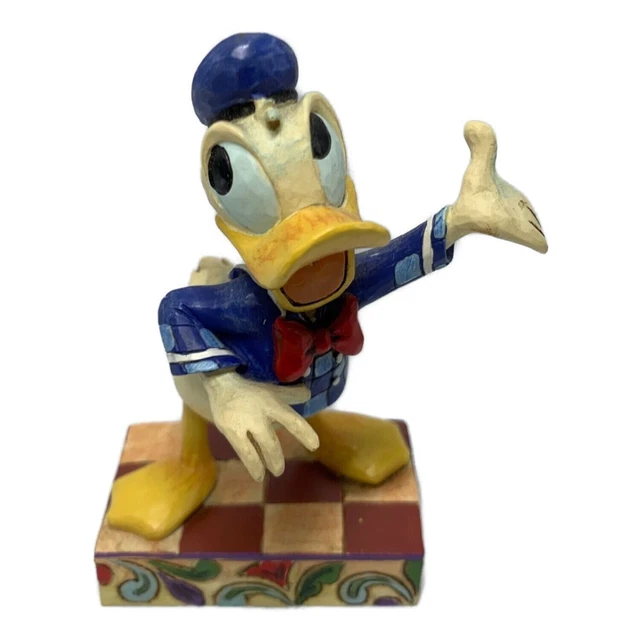 Disney Showcase Collection Donald Duck Statue "All Quackd Up" Enesco