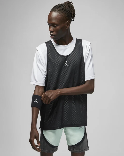 Top da basket Nike Air Jordan Statement 2 in 1 da uomo taglia media DM1831 100 NUOVI CON ETICHETTE