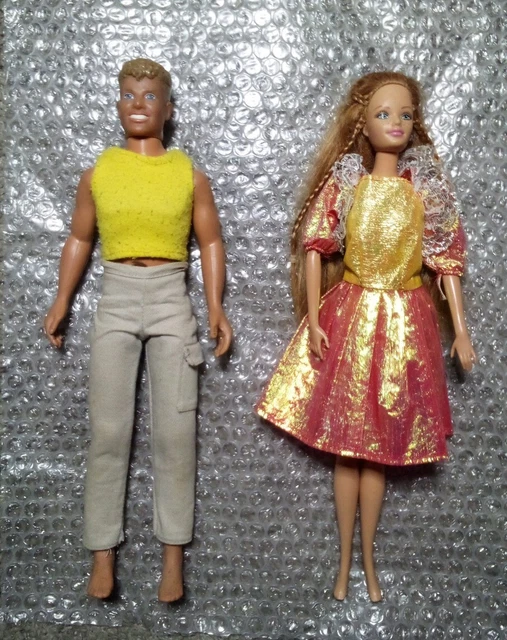 VTG MATTEL BARBIE PREGNANT MIDGE Red Hair No Belly & Joey Big