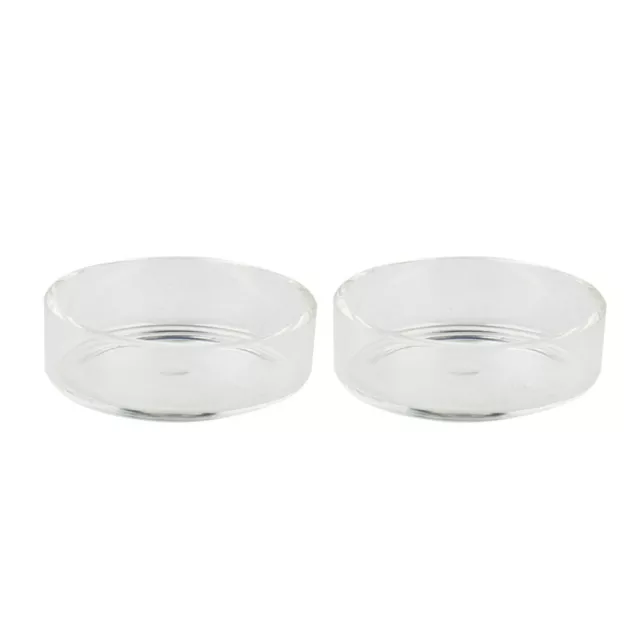 3 Pcs Mangeoire Bol D'alimentation Plats De Crevettes Un Verre