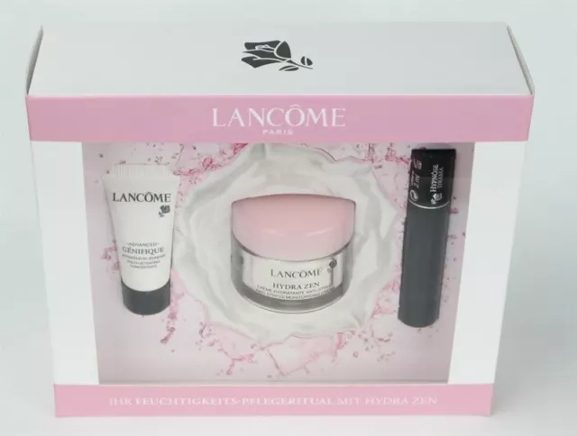 Lancome Hydra Zen Anti Stress Creme 15ml & Genifique 5ml& Mascara Volumen2ml SET