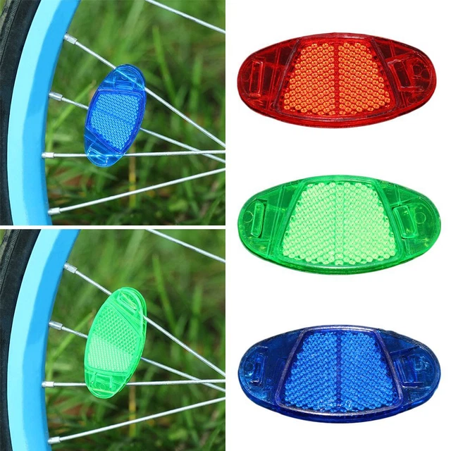 LIGHT WHEEL RIM Reflective Bike Spoke Reflector Bicycle Reflect