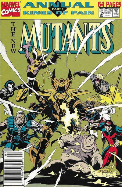 New Mutants, The Annual #7 (Newsstand) VF; Marvel | Kings of Pain 1 - we combine