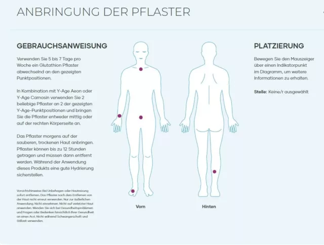 "Immunsystem Pflaster"  - LifeWave Y-Age Glutathion Patches 30 Stück 3