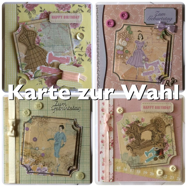 3D GRUSSKARTE, GLÜCKWUNSCH, Geburtstag, Geburtstagskarte, Handarbeit