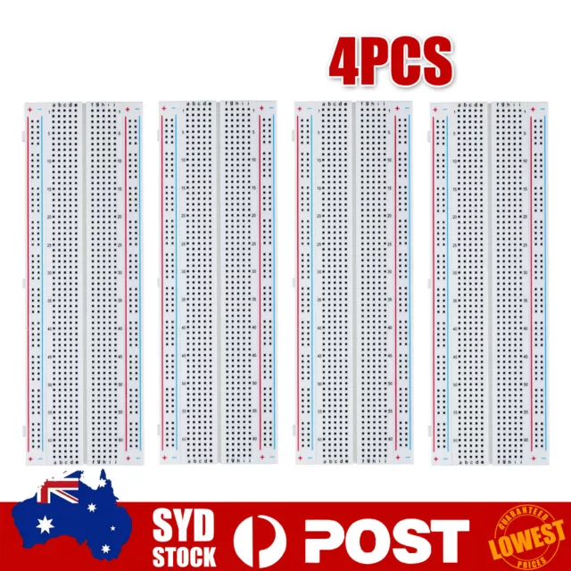 MB-102 830 Solderless Prototype PCB Breadboard For Arduino UNO R3 Raspberry PI U