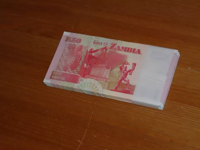 Billet de banque ZAMBIE 50 kwacha unc 2