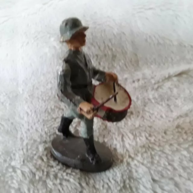 Alte Elastolin Masse Figuren Soldaten WK2 Musiker 7 cm  aus einer Erbschaft Top