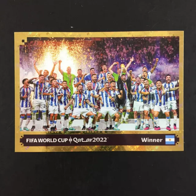 LIONEL MESSI STICKER Panini Fifa 365 2024 414 World Cup 2022 Qatar