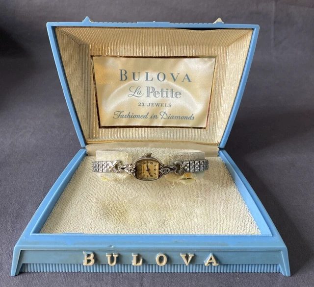 Bulova la petite 23 jewels fashioned in diamonds sale