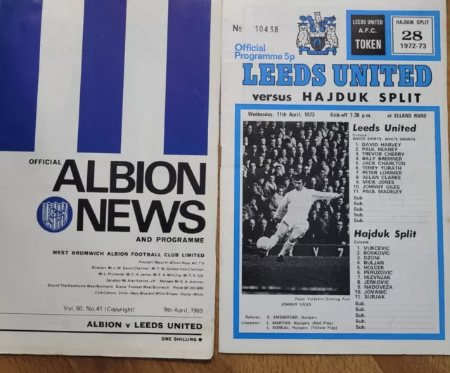 leeds united programmes