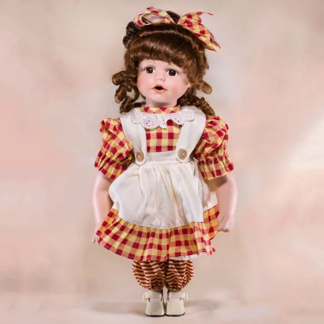 Heritage Signature Collection "Cindy" Porcelain Girl Doll 16" #12239