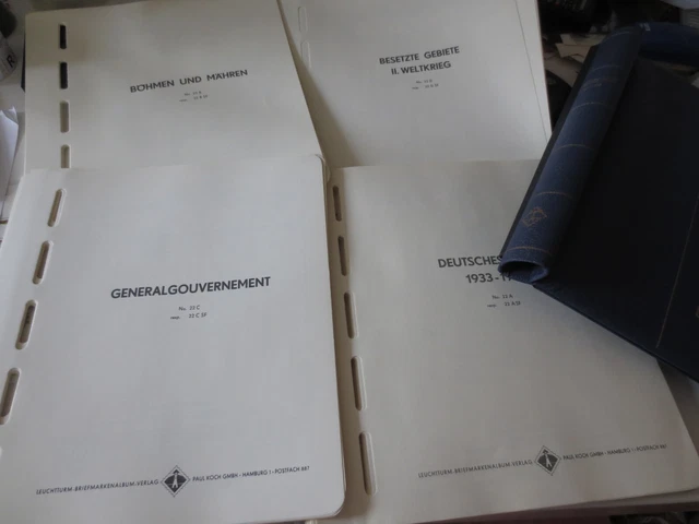 Leuchtturm SF Deutsches Reich 1933-45 + GG + B&M + besetzte Gebiete WK II