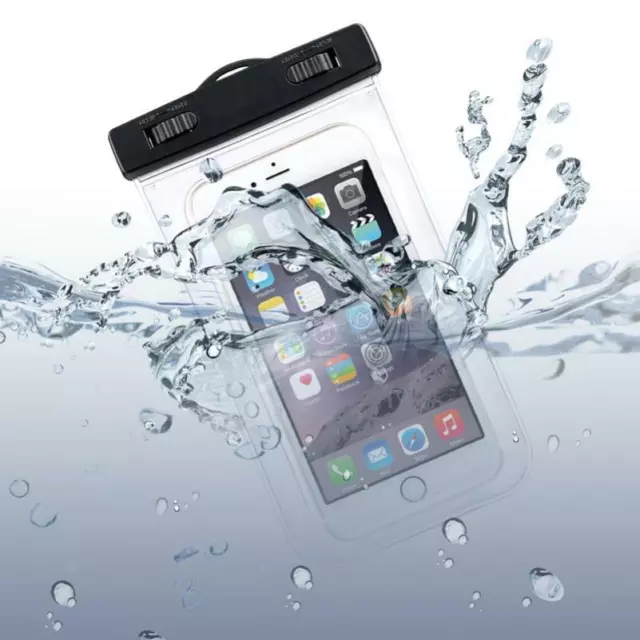 WATERPROOF CASE UNDERWATER BAG FLOATING COVER TOUCH SCREEN IPX8 for CELL PHONES