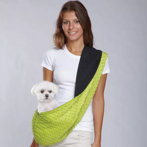 Reversible Shoulder Sling Dog Carrier High Quality Pet Travel Comfort with Style