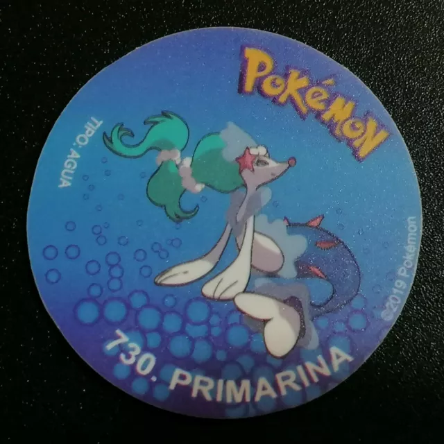 TAZO POKEMON DKV #817 DRIZZILE 2019 Sword & Shield PERU Edition Pogs Taps