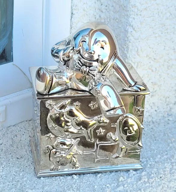 Towle Silver Plated HUMPTY DUMPTY Vintage Music Box