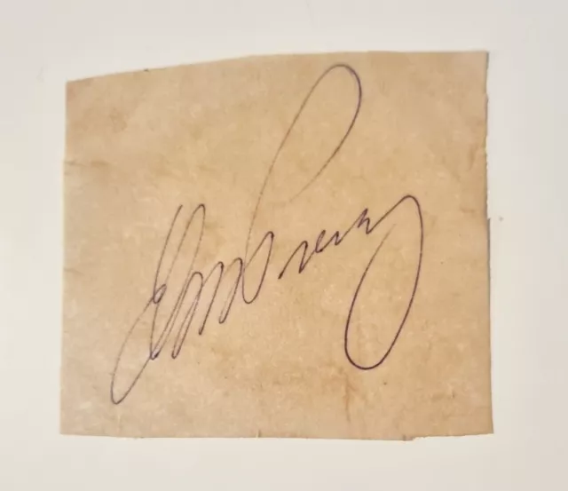 Elvis Presley Autograph