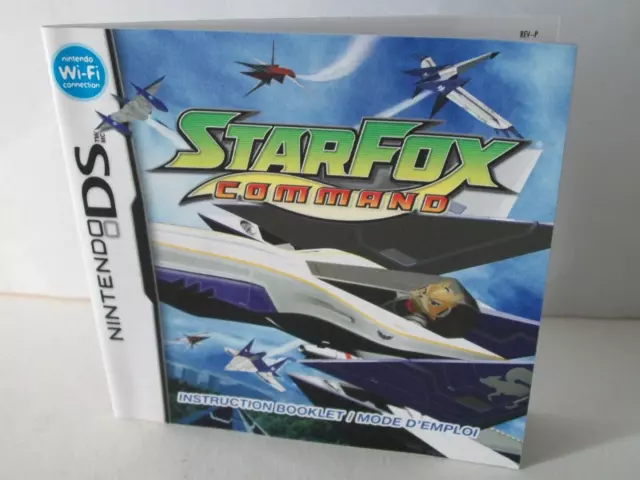 Star Fox Command Manual Only NO GAME Nintendo DS Instruction Booklet Starfox