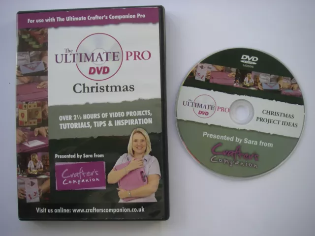 The Ultimate Pro CHRISTMAS DVD Crafters Companion 12 PROJECTS 2.5hours 4269 2084