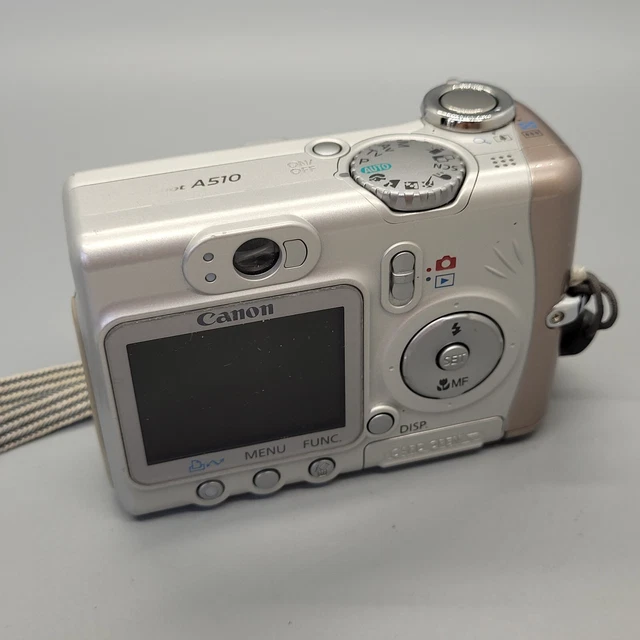 Canon PowerShot A510 3,2 megapixel fotocamera digitale compatta argento testato 2