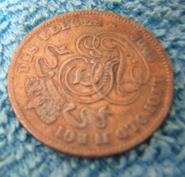 2 Cent Coin Leopold Ii Roi Des Belges