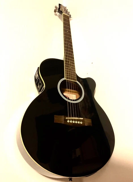 Stagg Sw206Bk Guitare Électro Acoustique (Free Shipping)