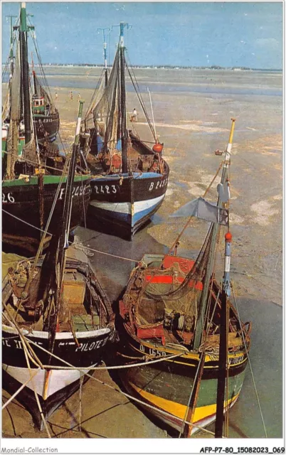 AFPP7-80-0679 - CAYEUX-SUR-MER - barques de peche du port du HOURDEL