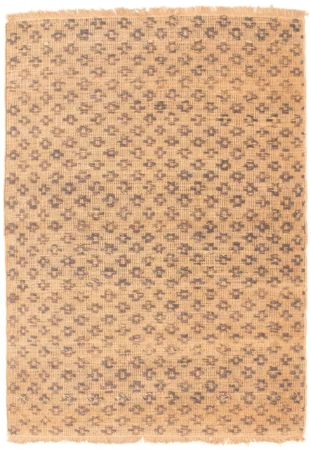 Traditional Hand Woven Carpet 5'4" x 7'7" Kilim Wool Rug