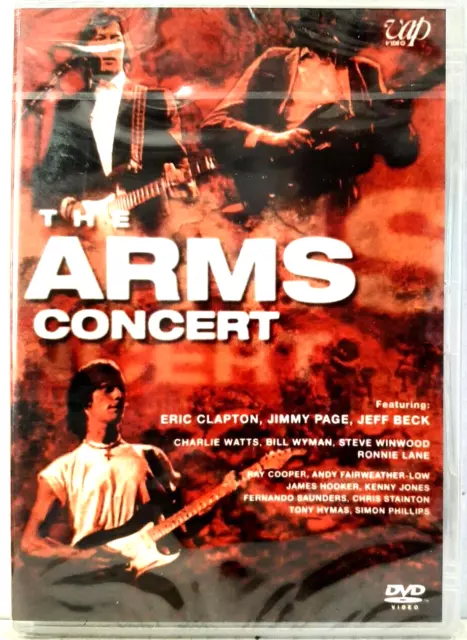 THE ARMS CONCERT 1983 - Eric Clapton, Jimmy Page, Jeff Beck - NEW DVD