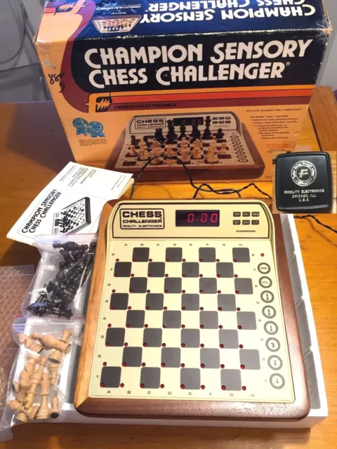 Scacchiera Elettronica-FIDELITY Champion Sensory Chess Challenger-Schachcomputer