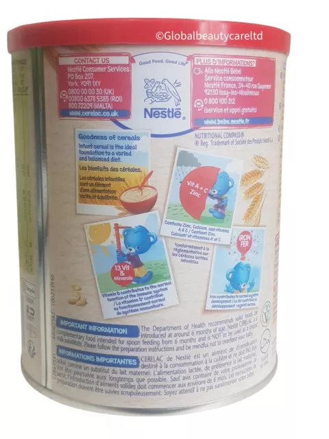 Nestle Cerelac Honey & Wheat with Milk (400g) From 12 Months 3