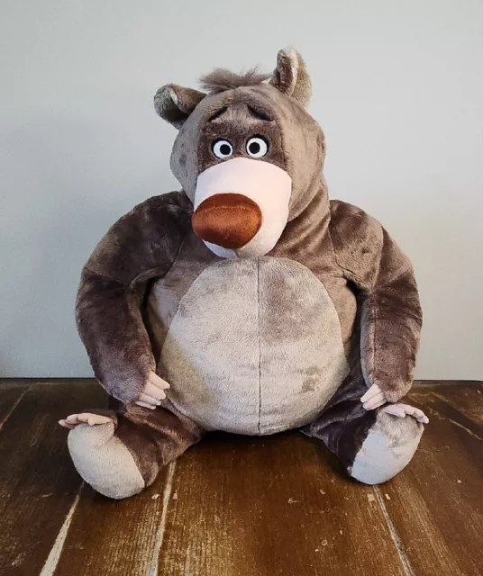 DISNEY STORE BALOO Bear The Jungle Book 14” Plush Stuffed Toy Bear $23. ...
