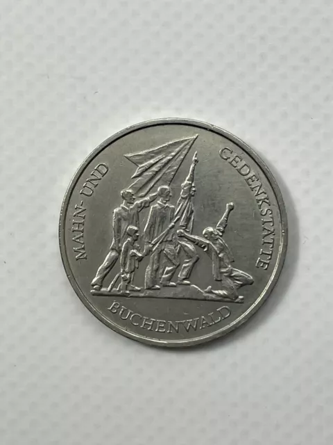 10 Mark DDR Gedenkmünze Mahn- und Gedenkstätte Buchenwald 1972 Münze Coin A 138