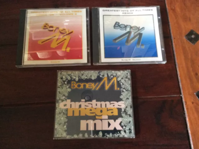 Boney M  [3 CD] Christmas Megamix +Greatest Hits of All Times Remix 1 + 2 I1 989