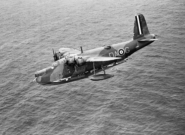The Raf Short Sunderland Flying Boat 1940 3 Aviation History Old Photo
