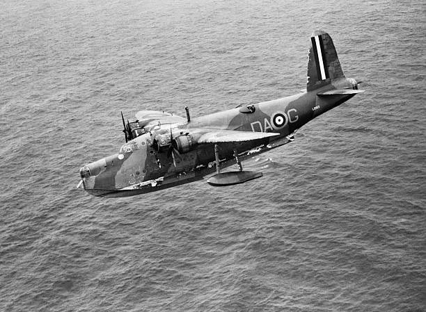 The Raf Short Sunderland Flying Boat 1940 3 Aviation History Old Photo