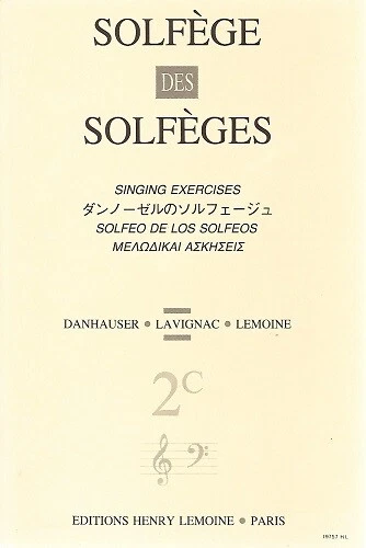 Formation musicale - Albert Lavignac - Solfège des Solfèges 2C