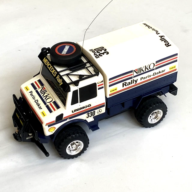 NIKKO MERCEDES BENZ Unimog 4WD Paris-Dakar Rally 1985 RC Truck With ...
