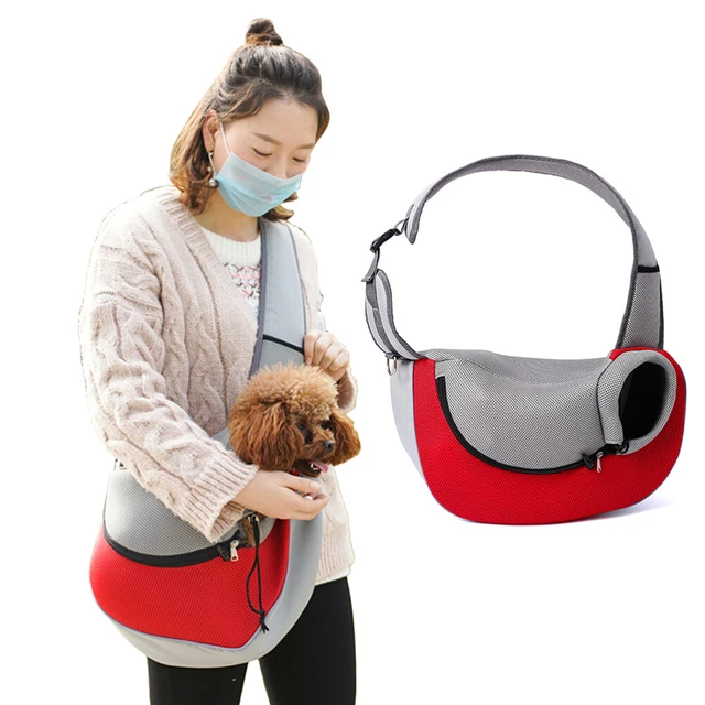 Custodia per cani di piccola taglia Transportadora animale domestico borsa a tracolla
