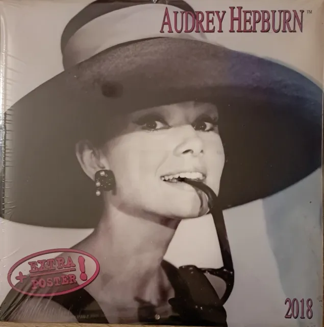 Audrey  Hepburn  Kalender 2018 NEU Original Verpackt