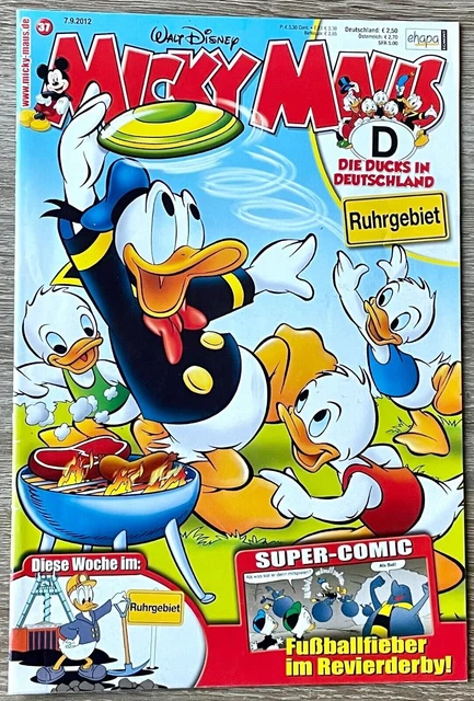 Micky Maus Heft Nr. 37 Ruhrgebiet Comic Disney