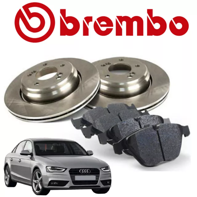 Kit dischi freno + pastiglie brembo anteriori AUDI A4 B8 8K - AVANT 2.0 2.7 tdi