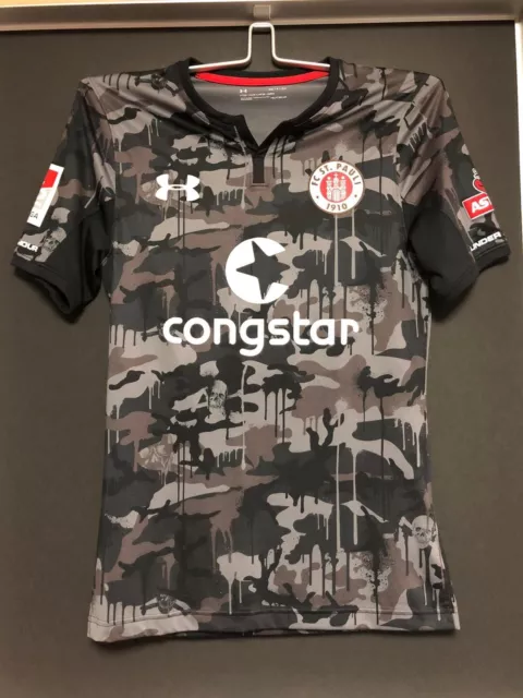 FC St. Pauli Matchworn Match Worn Shirt Trikot 2017/18