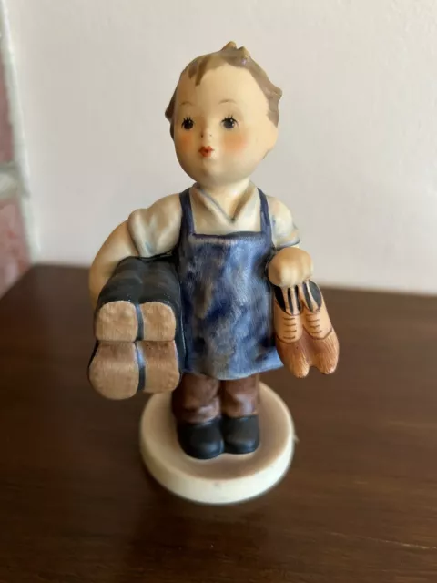 Goebel Hummel #143/O "Boots" Cobbler Boy with Shoes West Germany Figurine