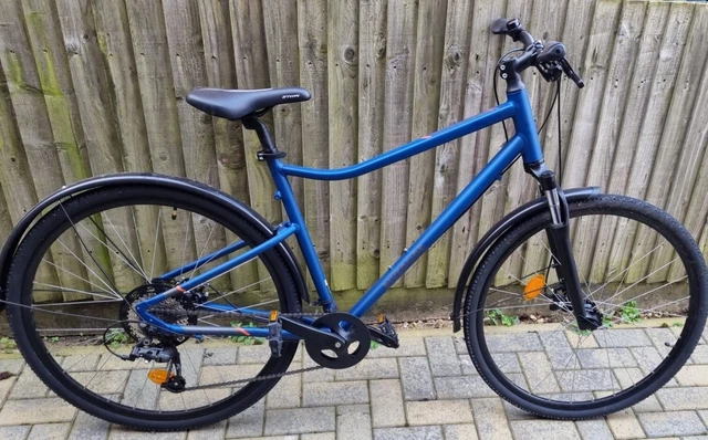 DECATHLON RIVERSIDE 500 Hybrid Bike Prussian Large