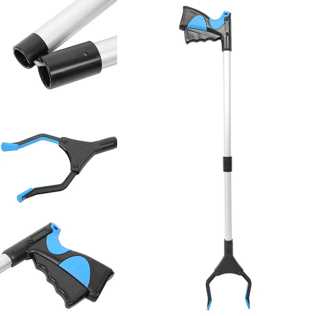 Recolector de basura plegable discapacitado agarrador de ancianos alcanzador alcance TDM