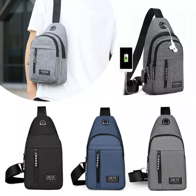 Multifunction Fashion Man Messenger Shoulder Waterproof Crossbody Travel  Sling Cafe Racer Bag Pack Sports Casual Chest For Male - Bags & Luggage -  AliExpress
