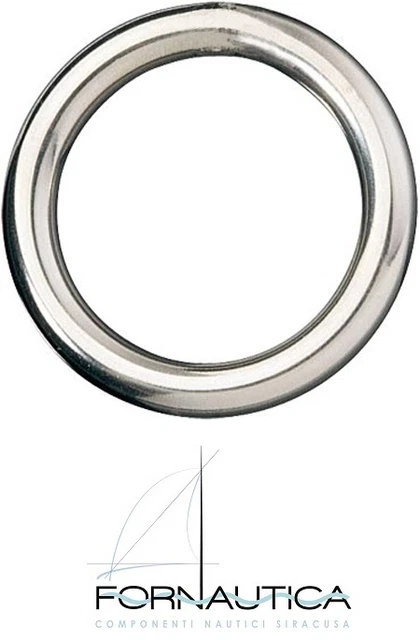 Anello Circolare Senza Saldatura In Acciaio Inossidabile 304 Anello O Solido Liscio Per Sartiame Anello In Acciaio Senza Saldatura Solido Per Amaca Per Barche Marine - Foto 9