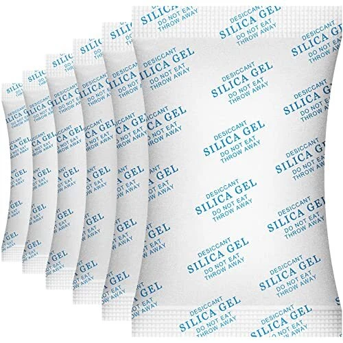 Moisture Absorbers – 45 Packs 5 Gram Silica Gel Packs Food Grade Desiccant Pn